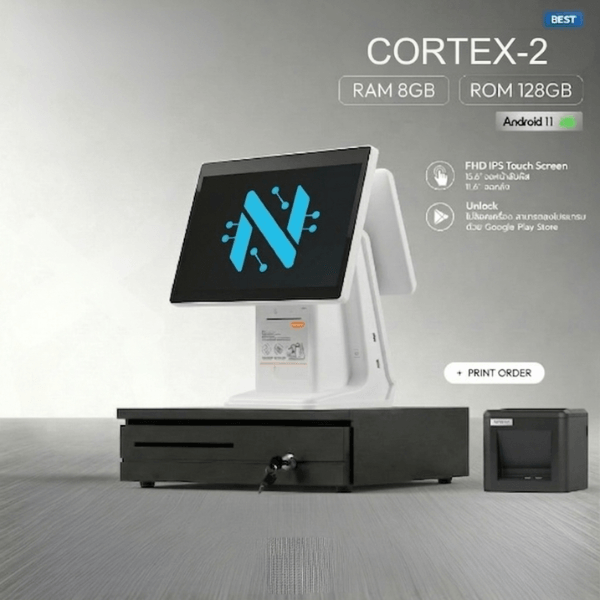 SET POS รุ่น Cortex-2K ระบบ Android สำหรับ Cafe&Restaurant